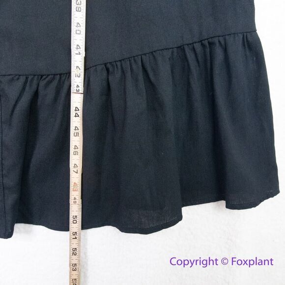 New! Eloquii black Linen Maxi Day Dress, size 14/16 - Picture 8 of 16